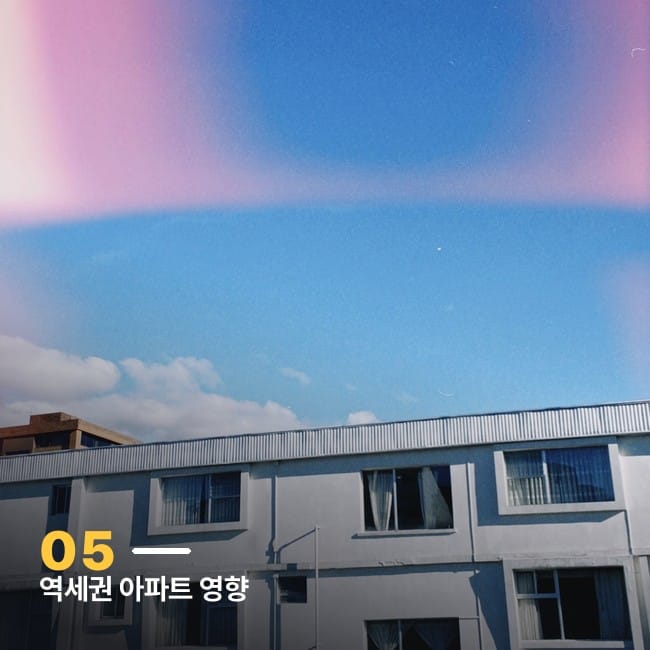 아파트 외관 사진, 대전 트램 역세권 아파트를 상징하는 이미지