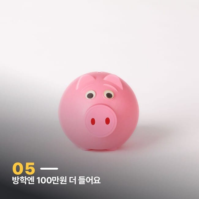 분홍색 돼지 저금통